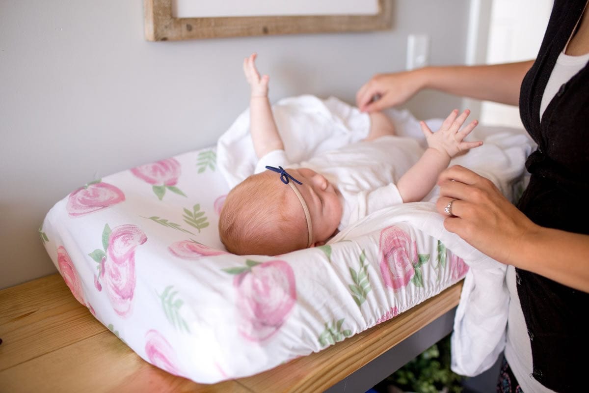 Copper Pearl Changing Pad Cover - Grace - X00184XQY5