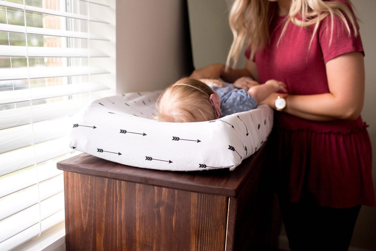 Copper Pearl Changing Pad Cover - Native