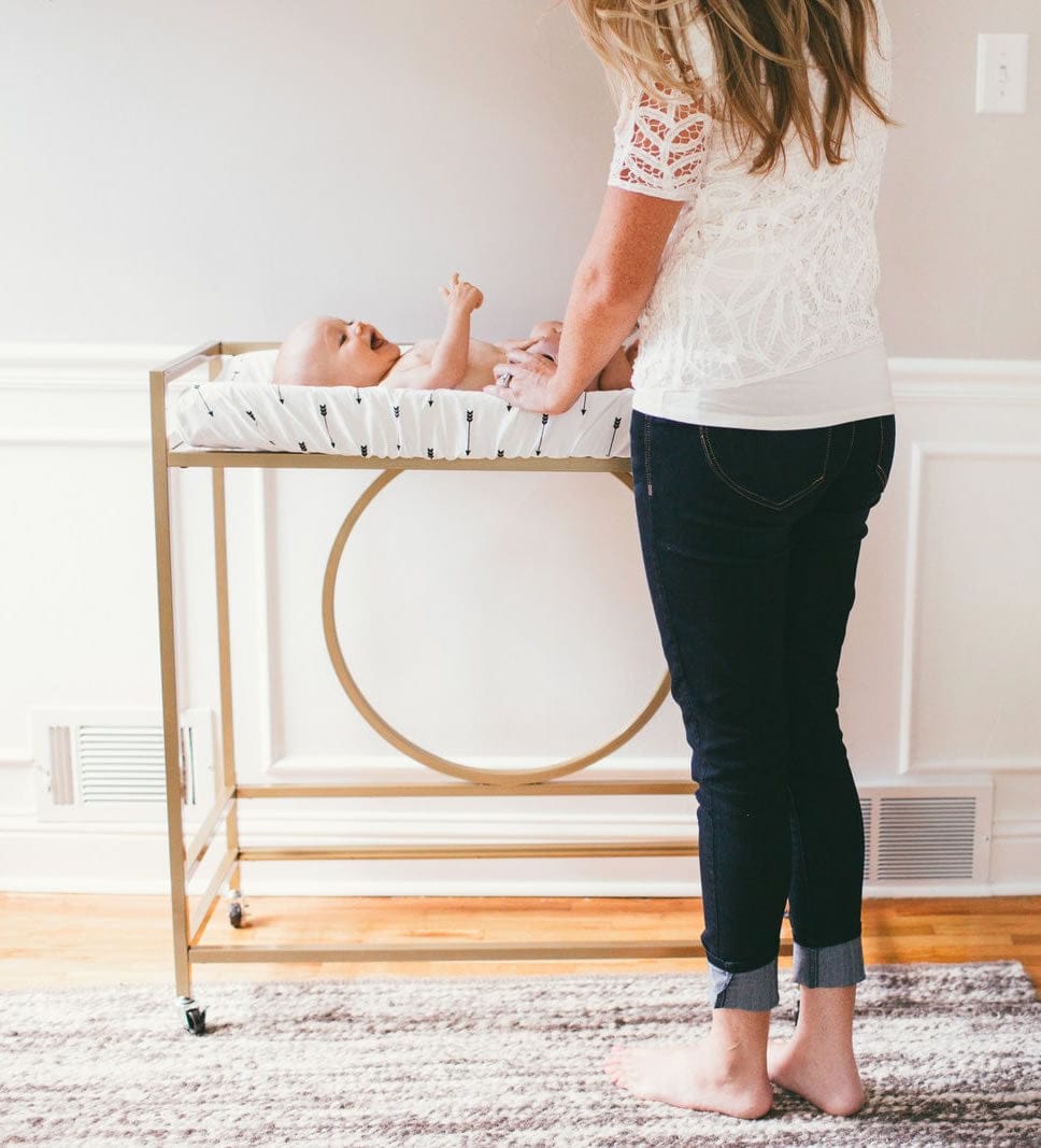 Copper Pearl Changing Pad Cover - Native