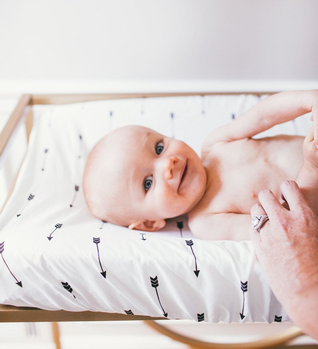 Copper Pearl Changing Pad Cover - Native