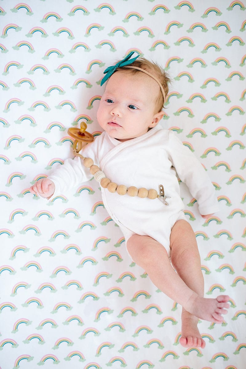 Copper Pearl Cotton Fitted Crib Sheet - Daydream - X001L5H16Z