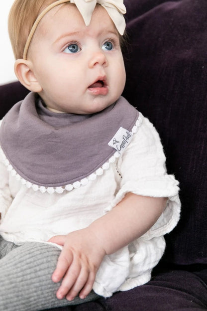 Copper Pearl Fashion Trimmed Bib Set, 2 Pack - Isabella - X00216TXOV