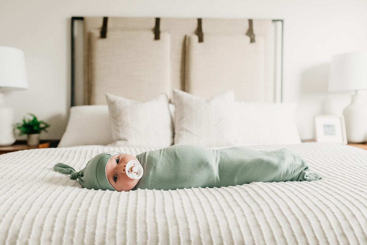 Copper Pearl Knit Swaddle Blanket - Briar