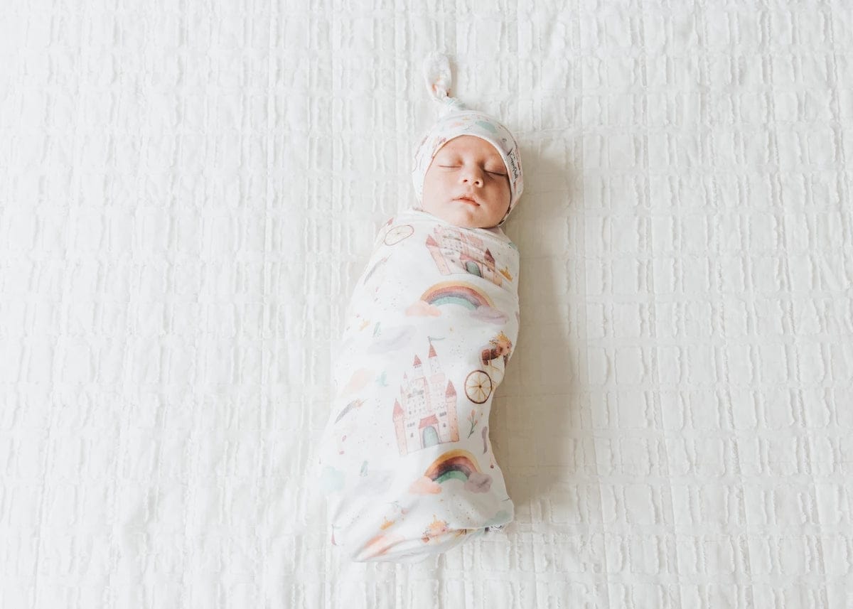 Copper Pearl Knit Swaddle Blanket - Enchanted