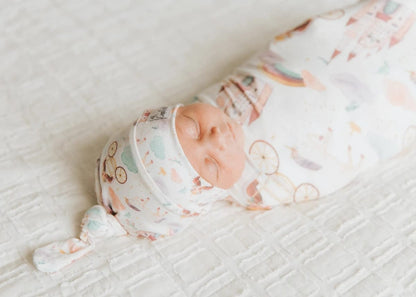 Copper Pearl Knit Swaddle Blanket - Enchanted