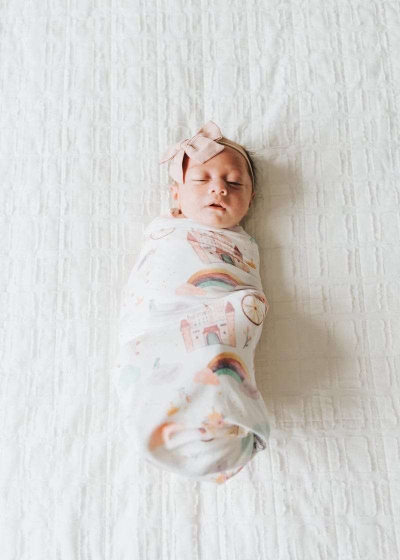 Copper Pearl Knit Swaddle Blanket - Enchanted