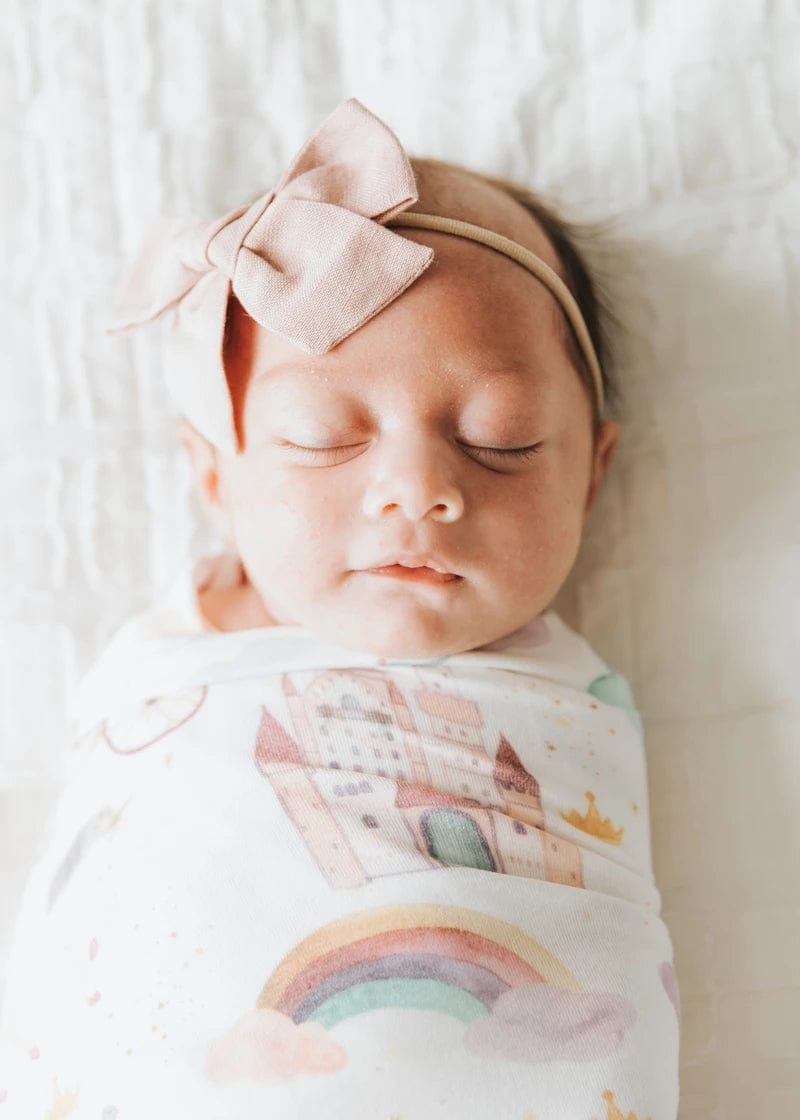 Copper Pearl Knit Swaddle Blanket - Enchanted