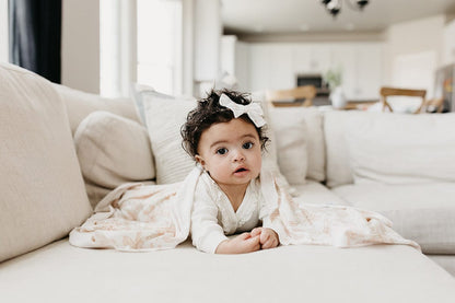 Copper Pearl Knit Swaddle Blanket - Kiana - X002S96HRH