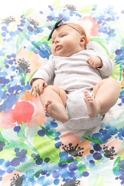 Copper Pearl Knit Swaddle Blanket - Wren