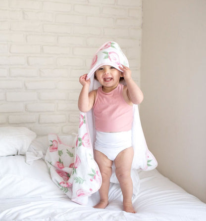 Copper Pearl Muslin Hooded Towel - Grace - X0019KKYR5