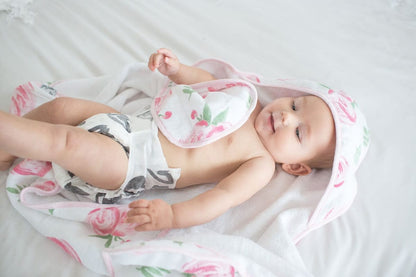 Copper Pearl Muslin Hooded Towel - Grace - X0019KKYR5