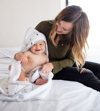 Copper Pearl Muslin Hooded Towel - Native - X0019KKVEB