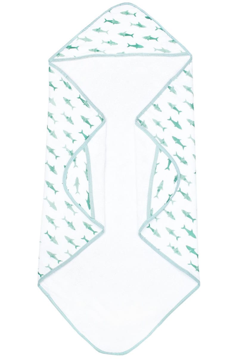 Copper Pearl Muslin Hooded Towel - Pacific - X0019IEMLV