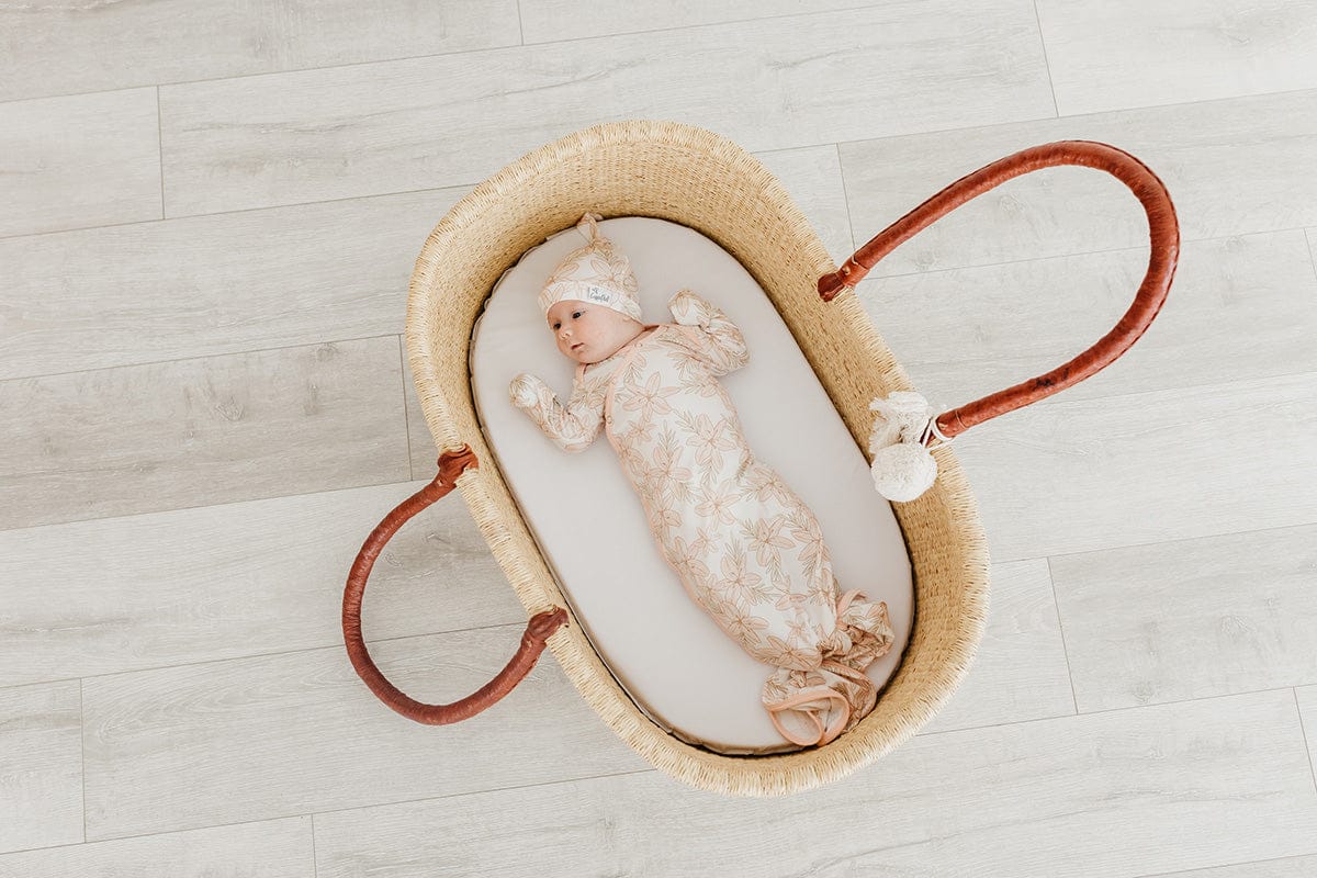 Copper Pearl Newborn Knotted Gown - Kiana - X002S90UHF