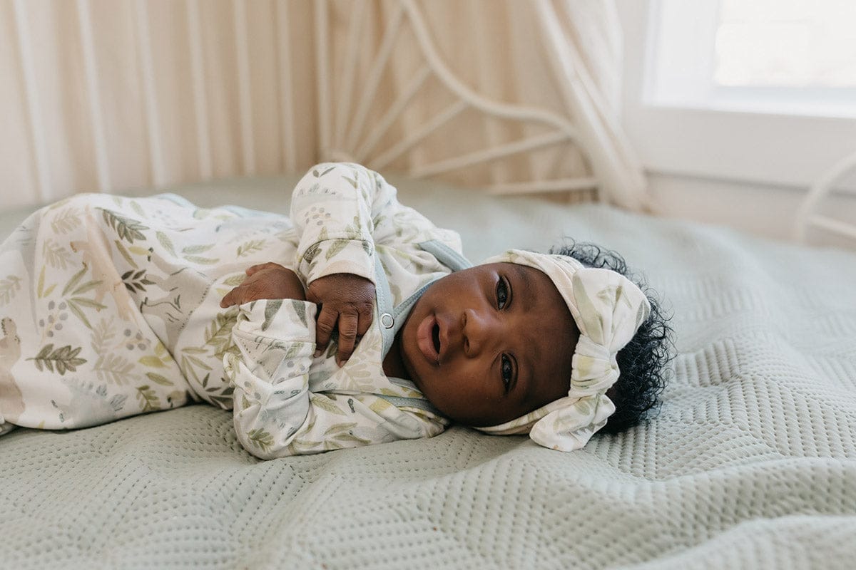 Copper Pearl Newborn Knotted Gown - Rex - X002QRKWXL