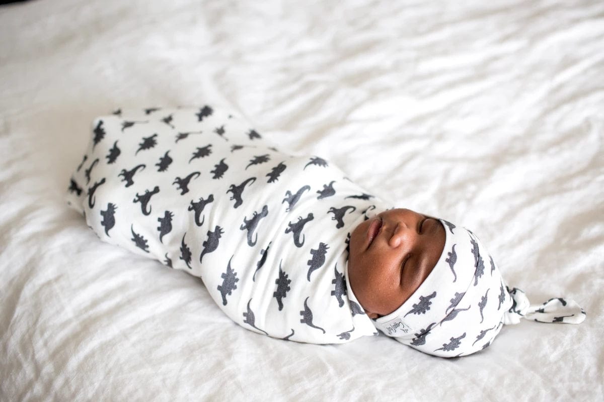 Copper Pearl Newborn Top Knot Hat - Wild - X001U9DVHF