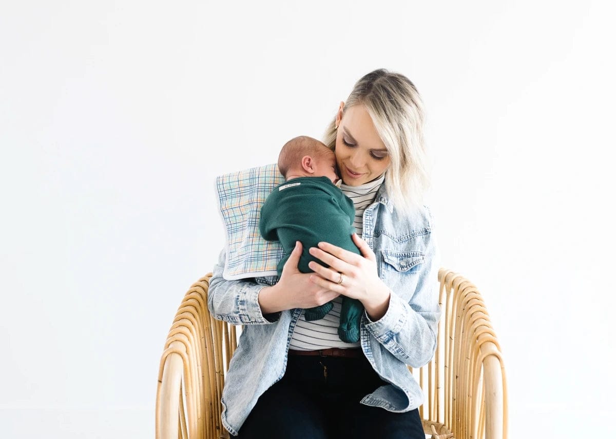 Copper Pearl Premium Burp Cloths, 3 Pack - Citrus - X002ERYZBN