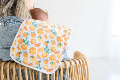 Copper Pearl Premium Burp Cloths, 3 Pack - Citrus - X002ERYZBN