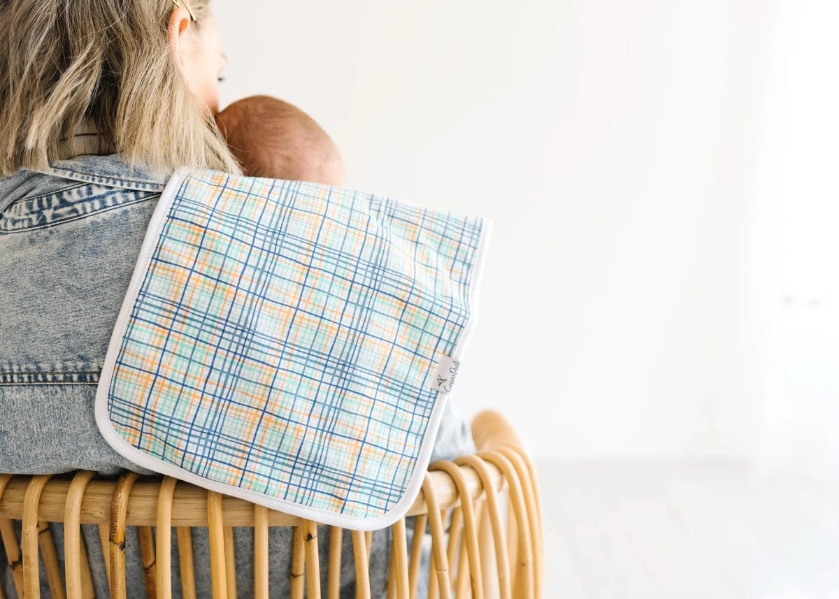 Copper Pearl Premium Burp Cloths, 3 Pack - Citrus - X002ERYZBN