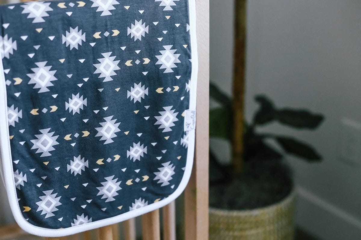 Copper Pearl Premium Burp Cloths, 3 Pack - Cusco - X0028Q67A7