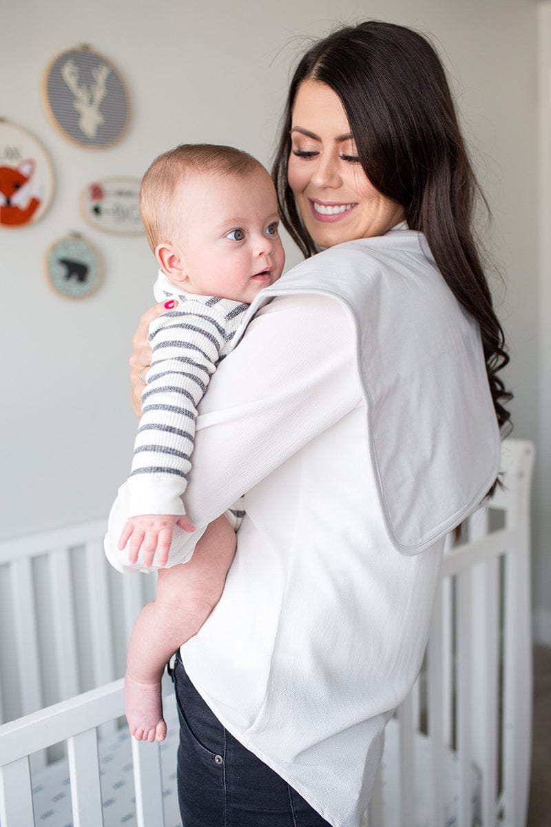 Copper Pearl Premium Burp Cloths, 3 Pack - Grey - X001DQKWNL