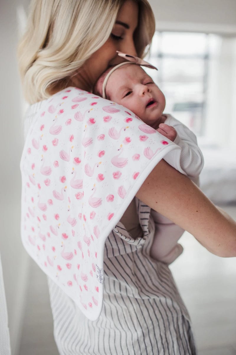 Copper Pearl Premium Burp Cloths, 3 Pack - June - X001Q84FNJ