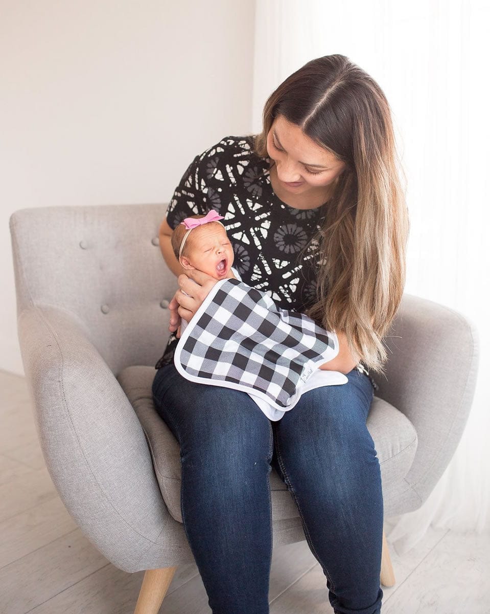 Copper Pearl Premium Burp Cloths, 3 Pack - Rosie - X001DF02KZ