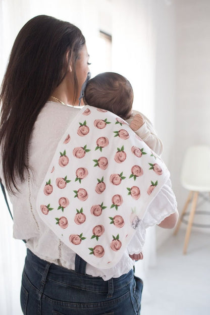 Copper Pearl Premium Burp Cloths, 3 Pack - Rosie - X001DF02KZ