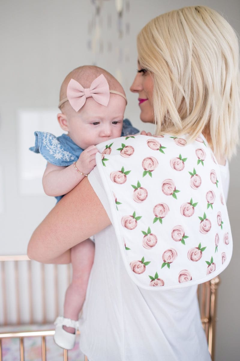 Copper Pearl Premium Burp Cloths, 3 Pack - Rosie - X001DF02KZ