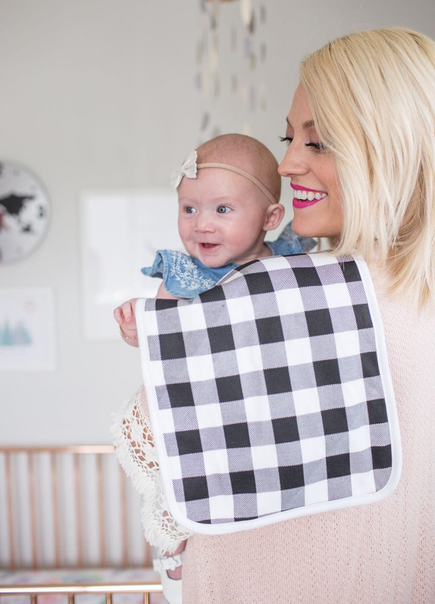 Copper Pearl Premium Burp Cloths, 3 Pack - Rosie - X001DF02KZ