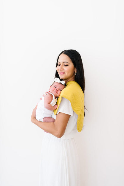 Copper Pearl Premium Burp Cloths, 3 Pack - Stone