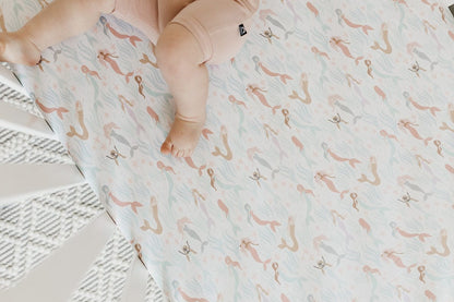 Copper Pearl Premium Fitted Crib Sheet - Coral - X002UOMTQX