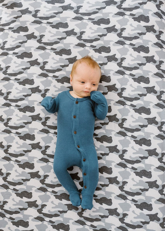 Copper Pearl Premium Fitted Crib Sheet - Gunnar