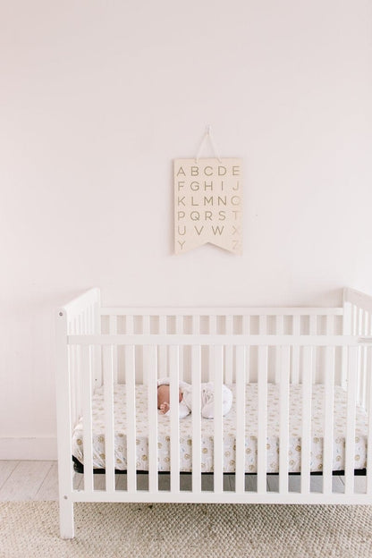 Copper Pearl Premium Fitted Crib Sheet - Chip - X001Z6GMNX