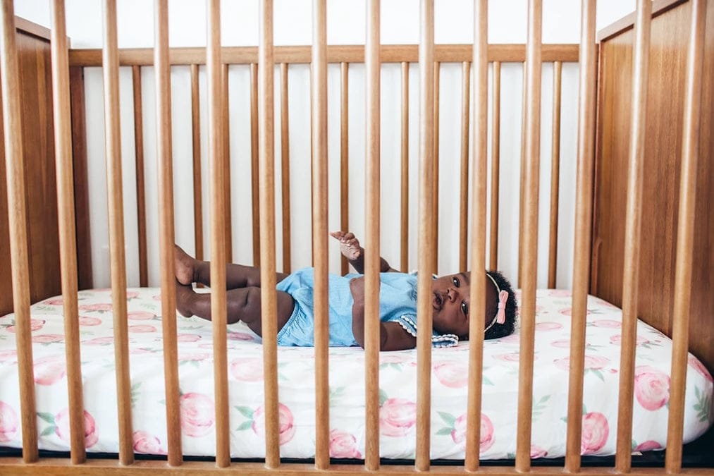 Copper Pearl Premium Fitted Crib Sheet - Grace - X001Z6KM0R