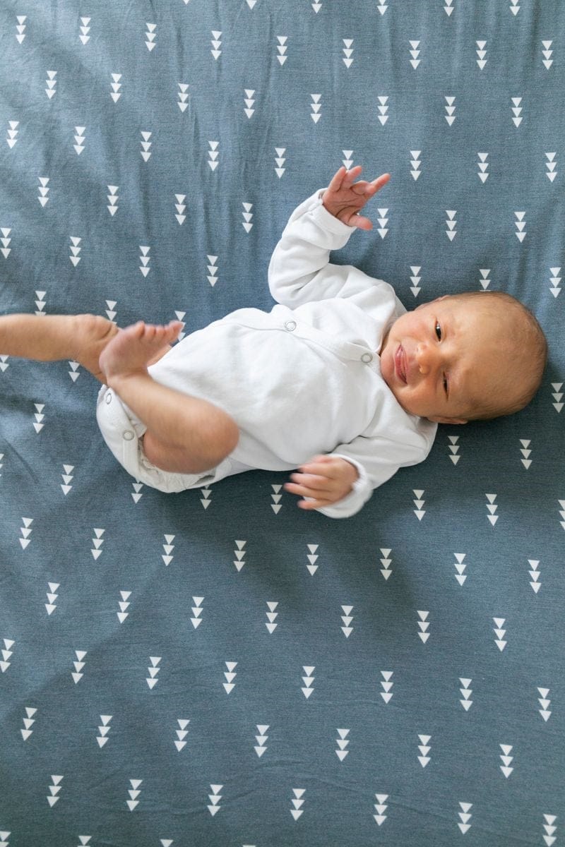 Copper Pearl Premium Fitted Crib Sheet - North - X001Z6KPLN