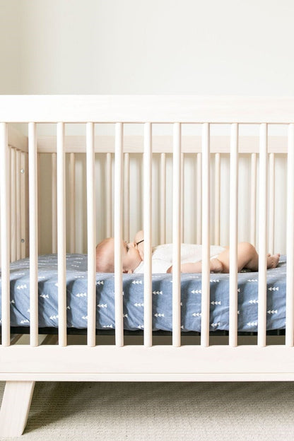 Copper Pearl Premium Fitted Crib Sheet - North - X001Z6KPLN