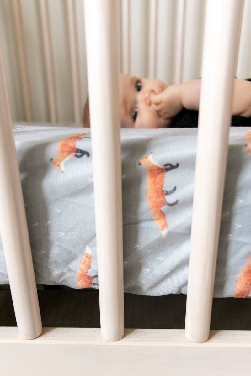 Copper Pearl Premium Fitted Crib Sheet - Swift