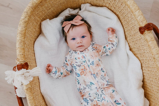 Copper Pearl Zip-up Footie - Autumn (6-12M) - X003QELBY7