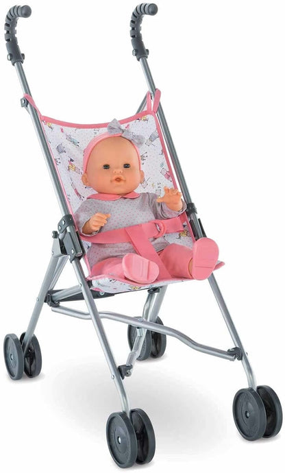 Corolle Umbrella Stroller for 14" to 20" Baby Dolls - FRV17