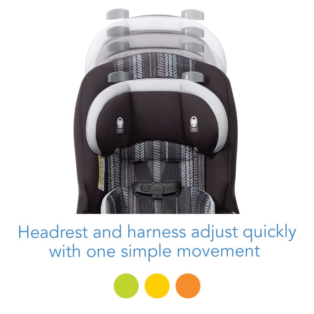 Cosco Easy Elite Lightweight All-in-One Convertible Car Seat - Spring Petals - CC256FMF