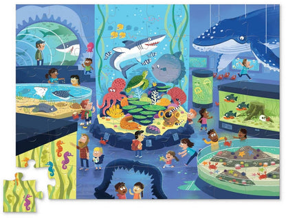 Crocodile Creek Day At The Museum Puzzle - Aquarium - 4063-3