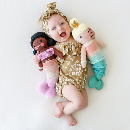 Cuddle+Kind Hand Knit Doll - Mini Maya the Mermaid, 13" - MERMAYMIN2