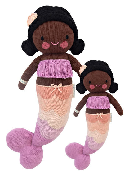 Cuddle+Kind Hand Knit Doll - Mini Maya the Mermaid, 13" - MERMAYMIN2