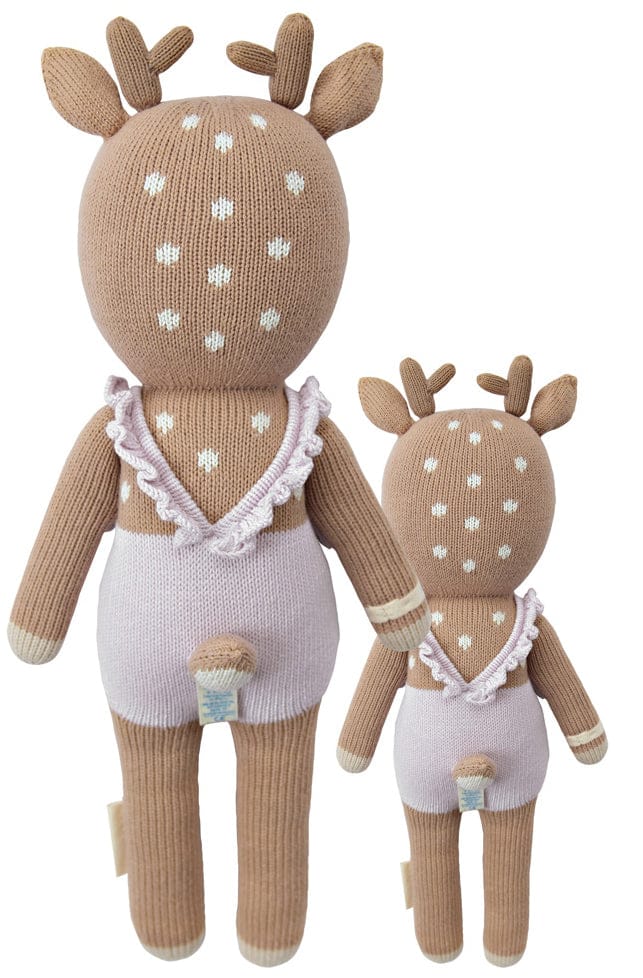 Cuddle+Kind Hand Knit Doll - Mini Violet the Fawn, 13" - FAWVIOMIN2