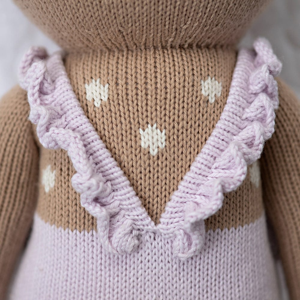 Cuddle+Kind Hand Knit Doll - Mini Violet the Fawn, 13" - FAWVIOMIN2