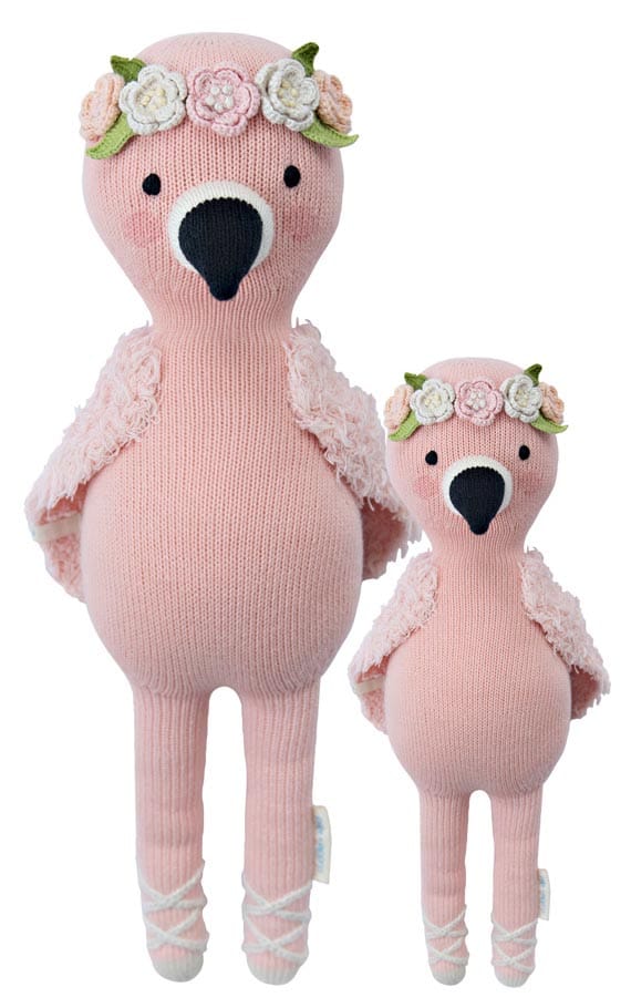 Cuddle+Kind Hand Knit Doll - Penelope the Flamingo, 20" - FLAPEN001