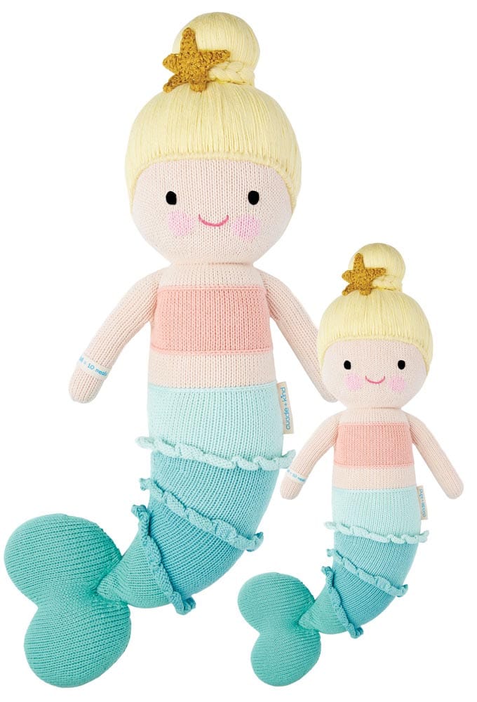Cuddle+Kind Hand Knit Doll - Skye the Mermaid, 20" - MERSKY001