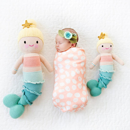 Cuddle+Kind Hand Knit Doll - Skye the Mermaid, 20" - MERSKY001
