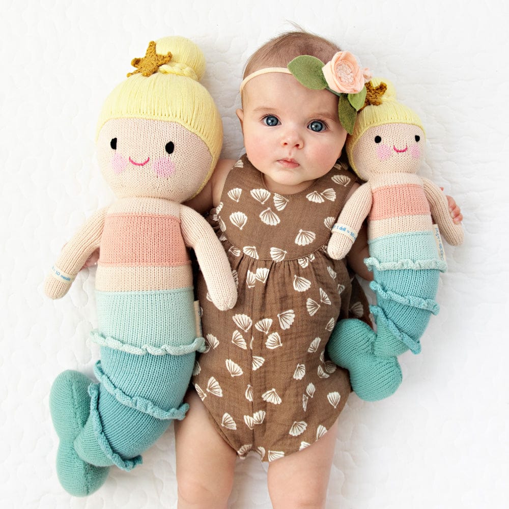 Cuddle+Kind Hand Knit Doll - Skye the Mermaid, 20" - MERSKY001